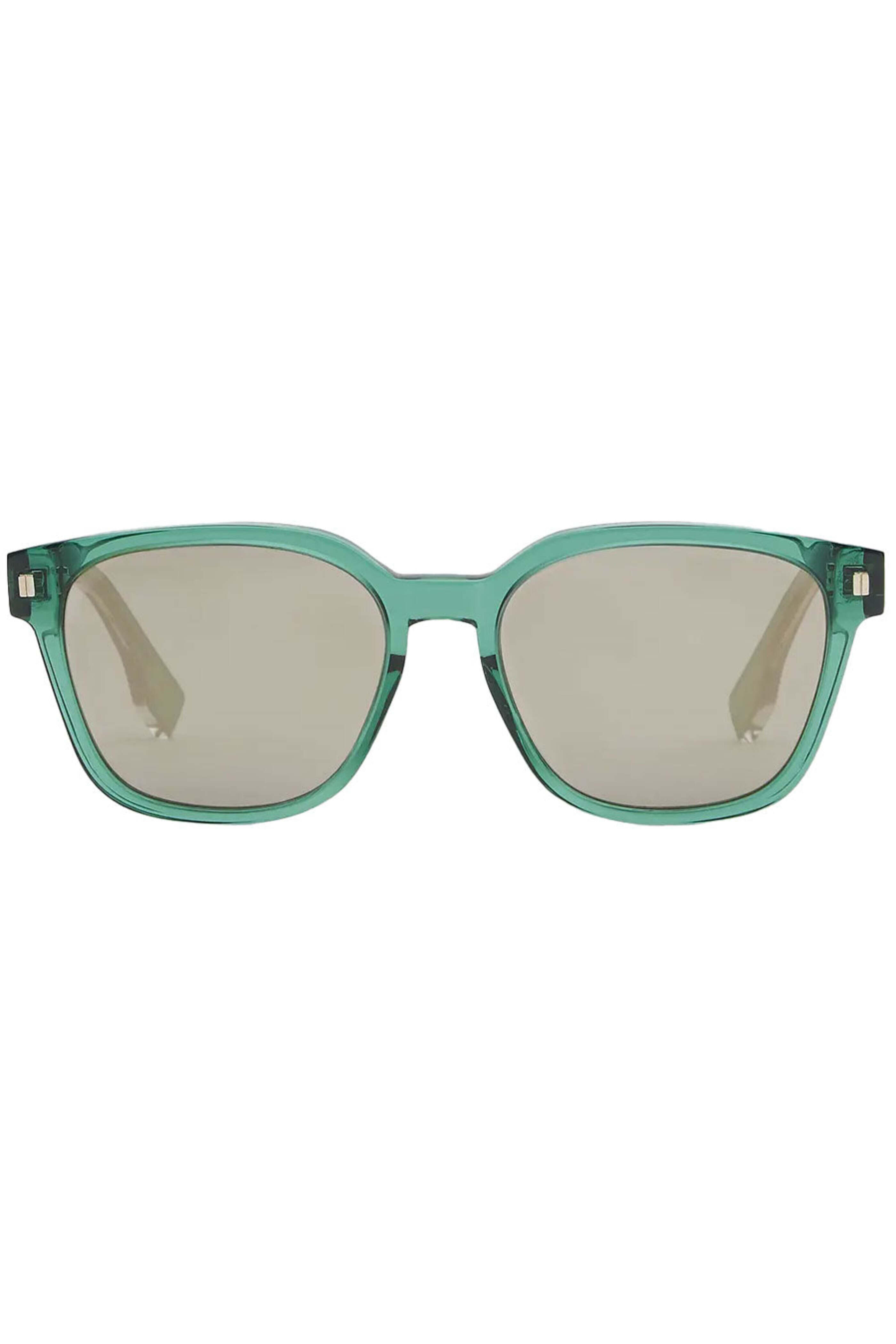 Fendi Sunglasses - Square Acetate Sunglasses in Green