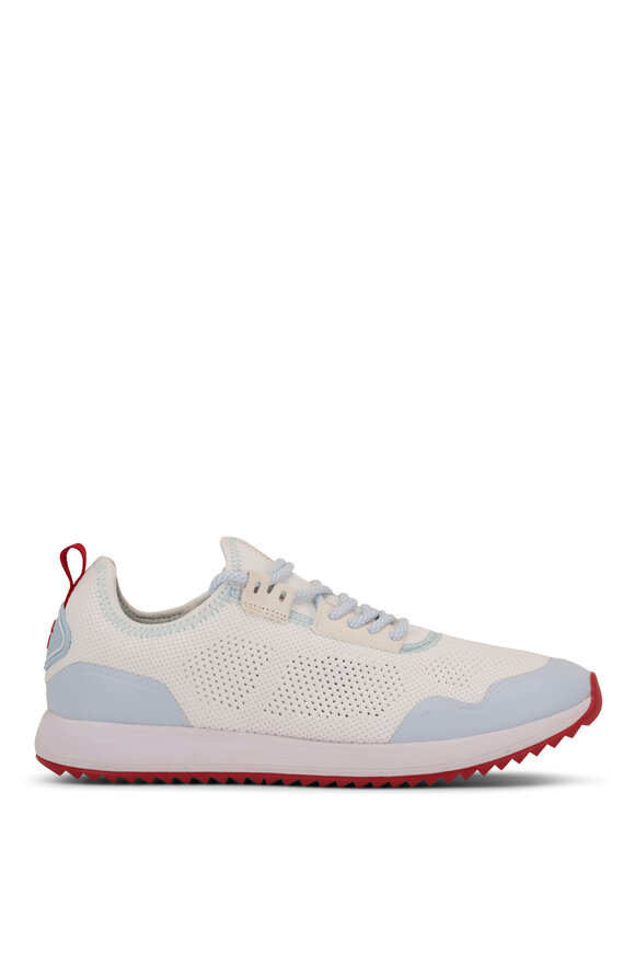 Swims - Tasso White & Ice Blue Knit Runner