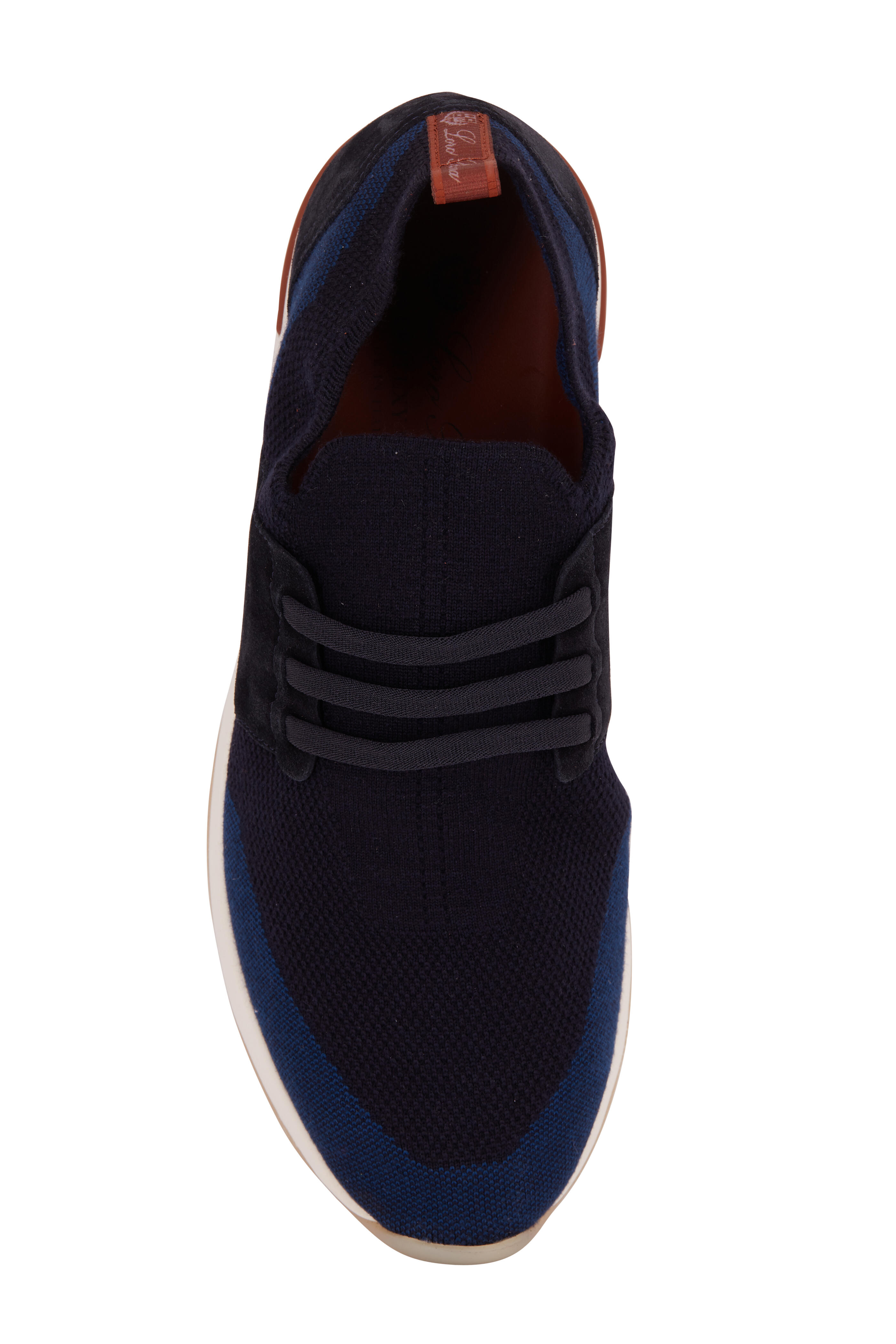 Loro Piana - 28 Matches Flexy Walk Navy Ink Wool Sneaker