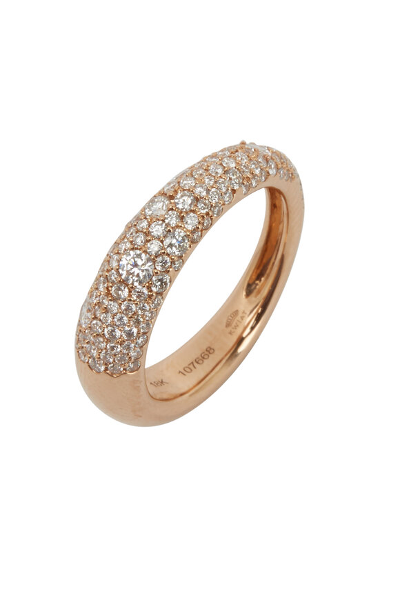 Kwiat - 18K Pink Gold Diamond Ring