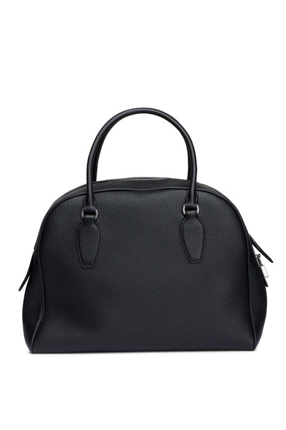 The Row India 12.00 Black Leather Top Handle Bag - view 2