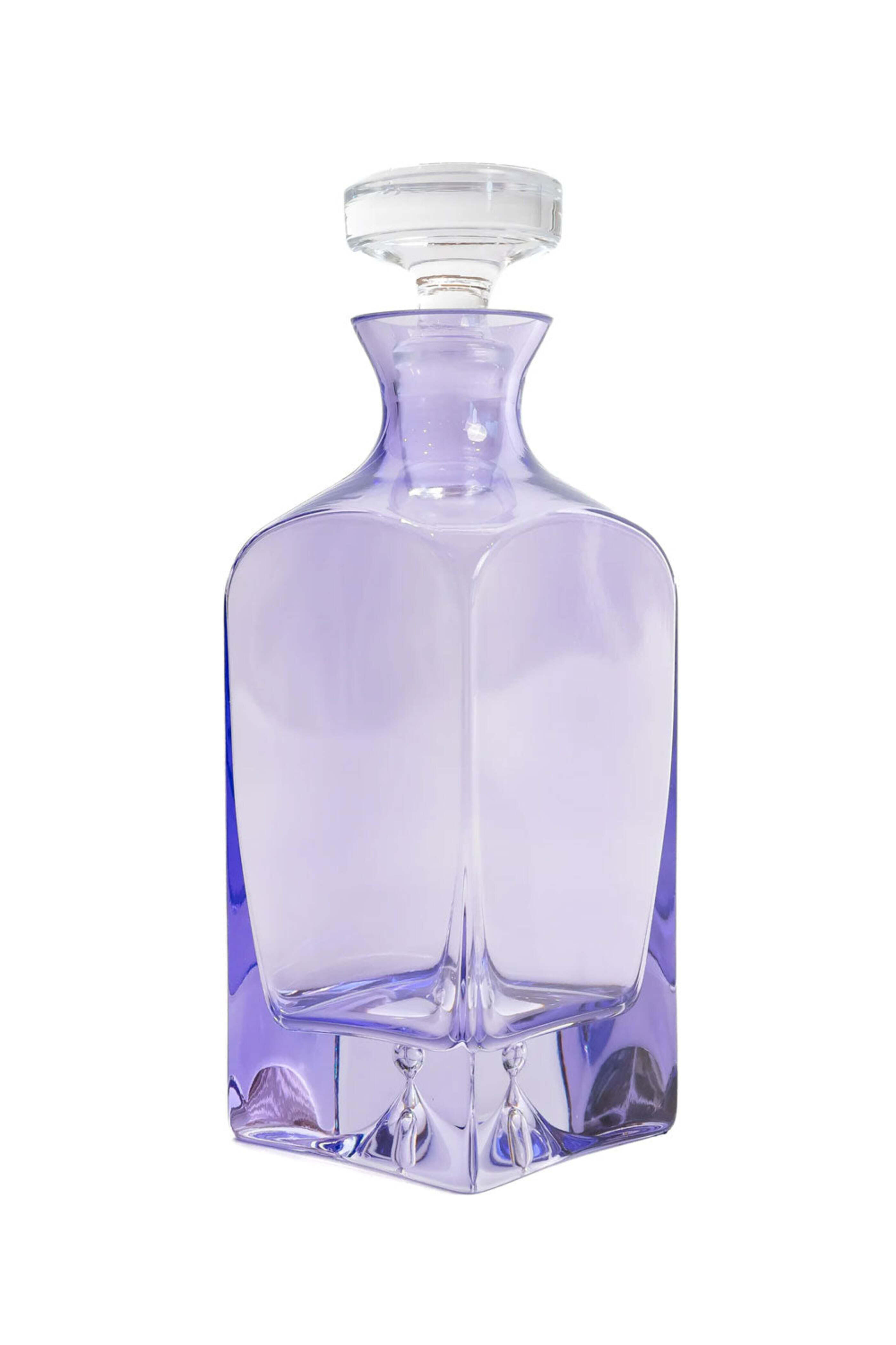 Estelle Colored Glass - Decantor in Heritage Lavender