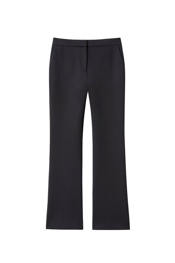 Lafayette 148 New York Gates Black Jersey Scuba Flare Ankle Pant - view 6