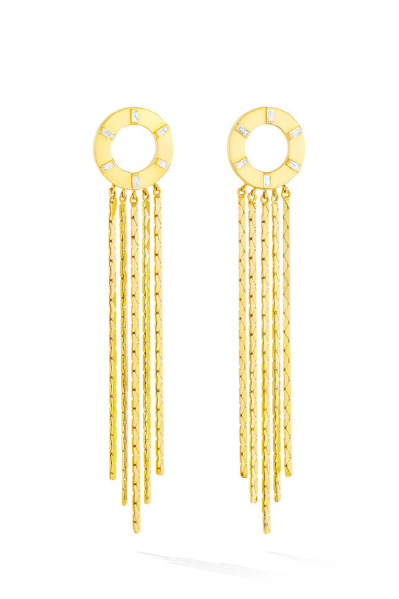 Cadar 18k Yellow Gold Light Drop Earrings