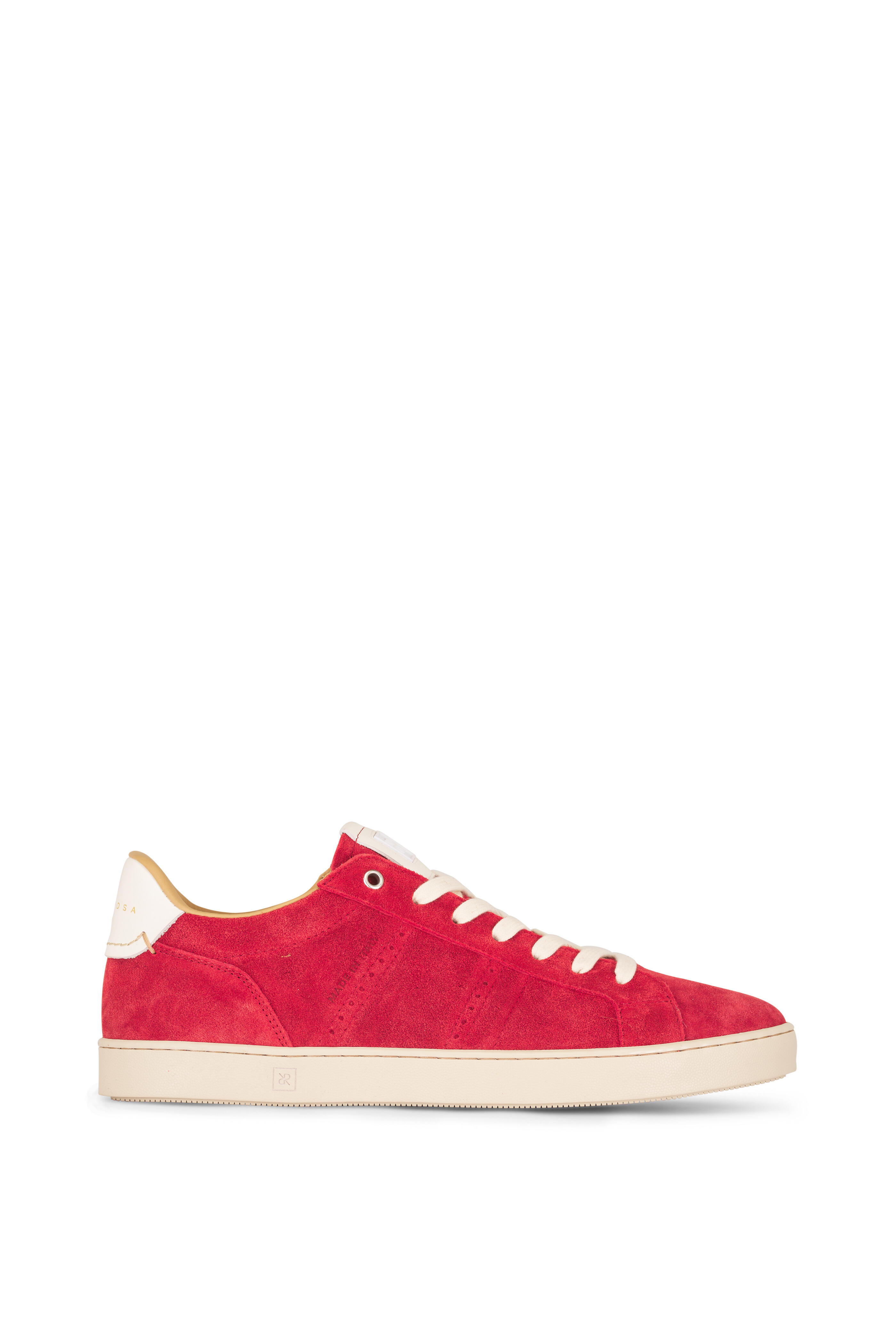 Rubirosa - Odile Red Suede Low Top Sneaker