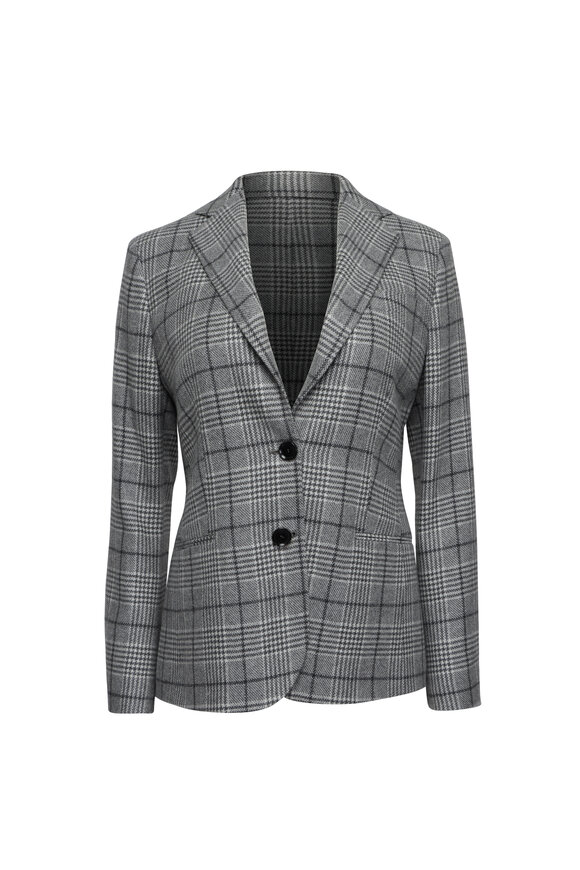TOM FORD チェック柄ジャケット グレー TOM FORD - Grey O'Connor Slim-Fit Prince of Wales Checked