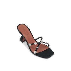 AMINA MUADDI 25SS パンプス ブラック系 Amina Muaddi | Henson black mules | Savannahs