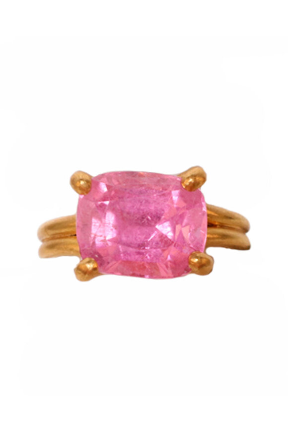 Marie-Hélène De Taillac Pink Tourmaline Summer Ring - view 1