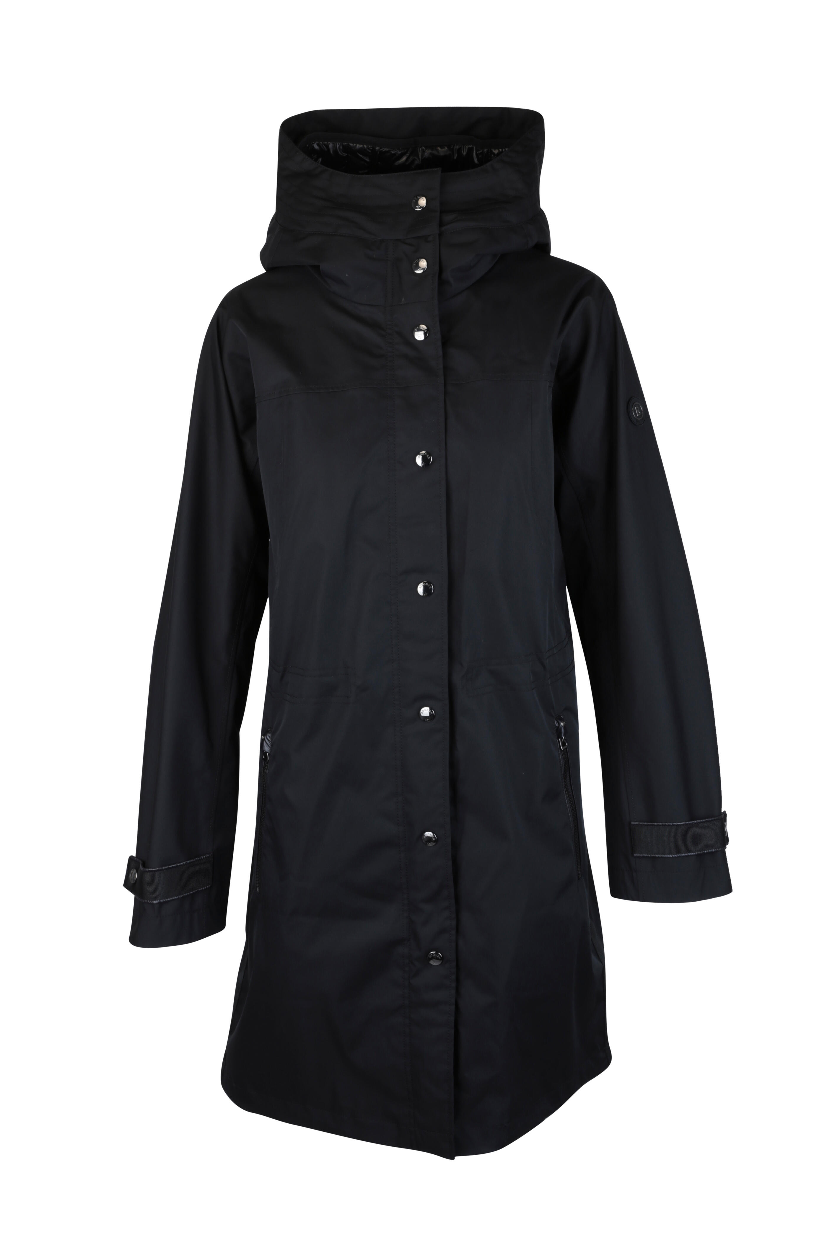 Bogner - Adele Black Hooded Trench Coat