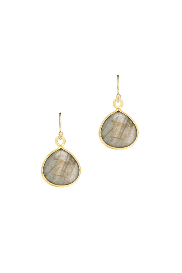 Cristina V. Labradorite Briolette Earring