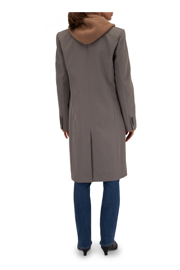 Khaite - Winston Brown Double-Faced Cashmere Hoodie