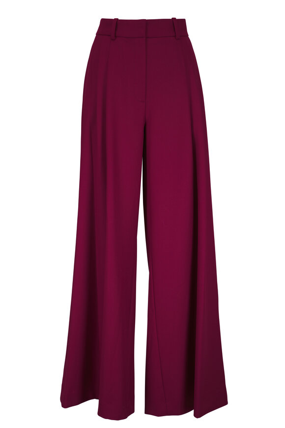 Simkhai Clayton Cranberry Wide Leg Pant