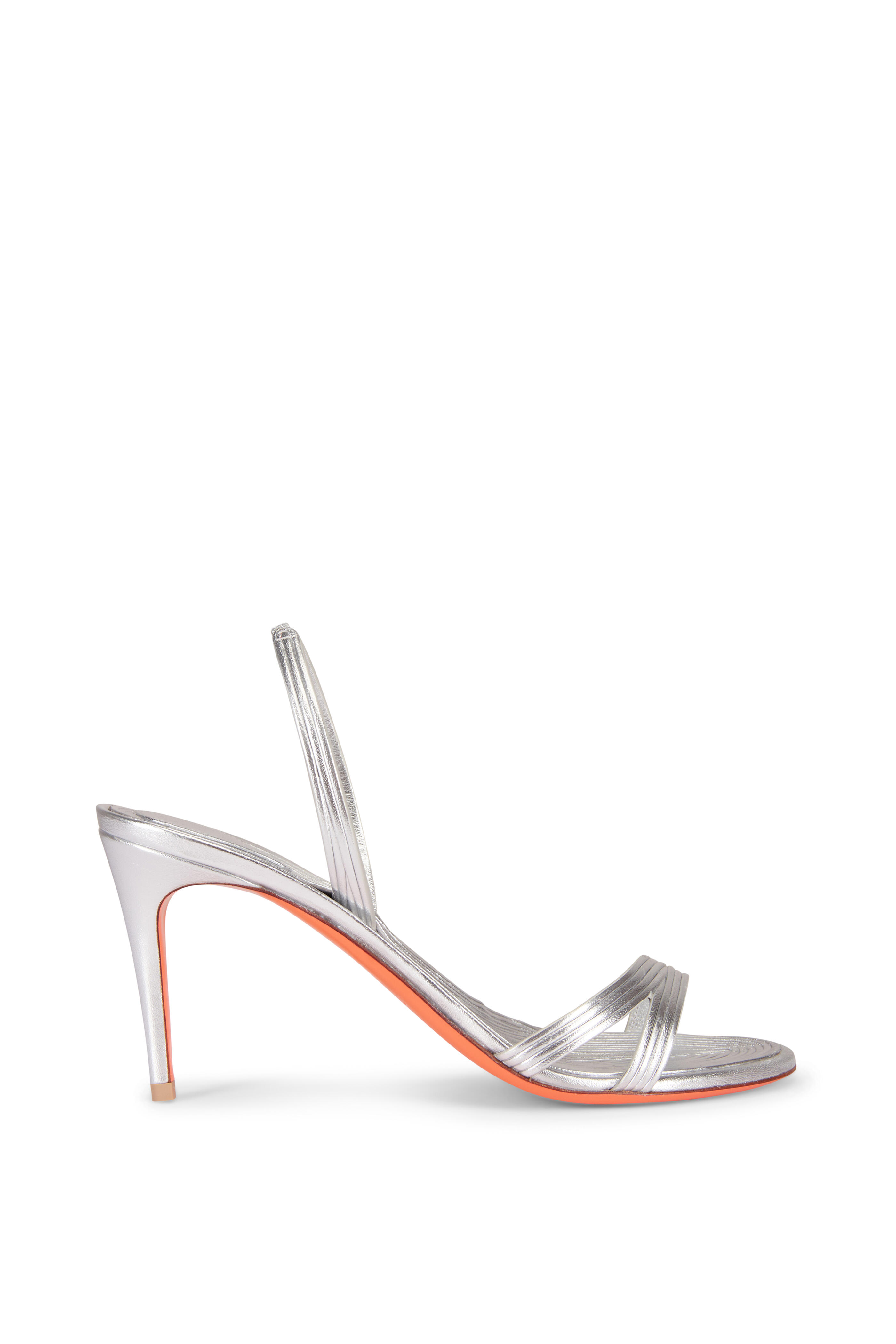 Santoni - Serpentive Silver Sandal, 90mm - view 2