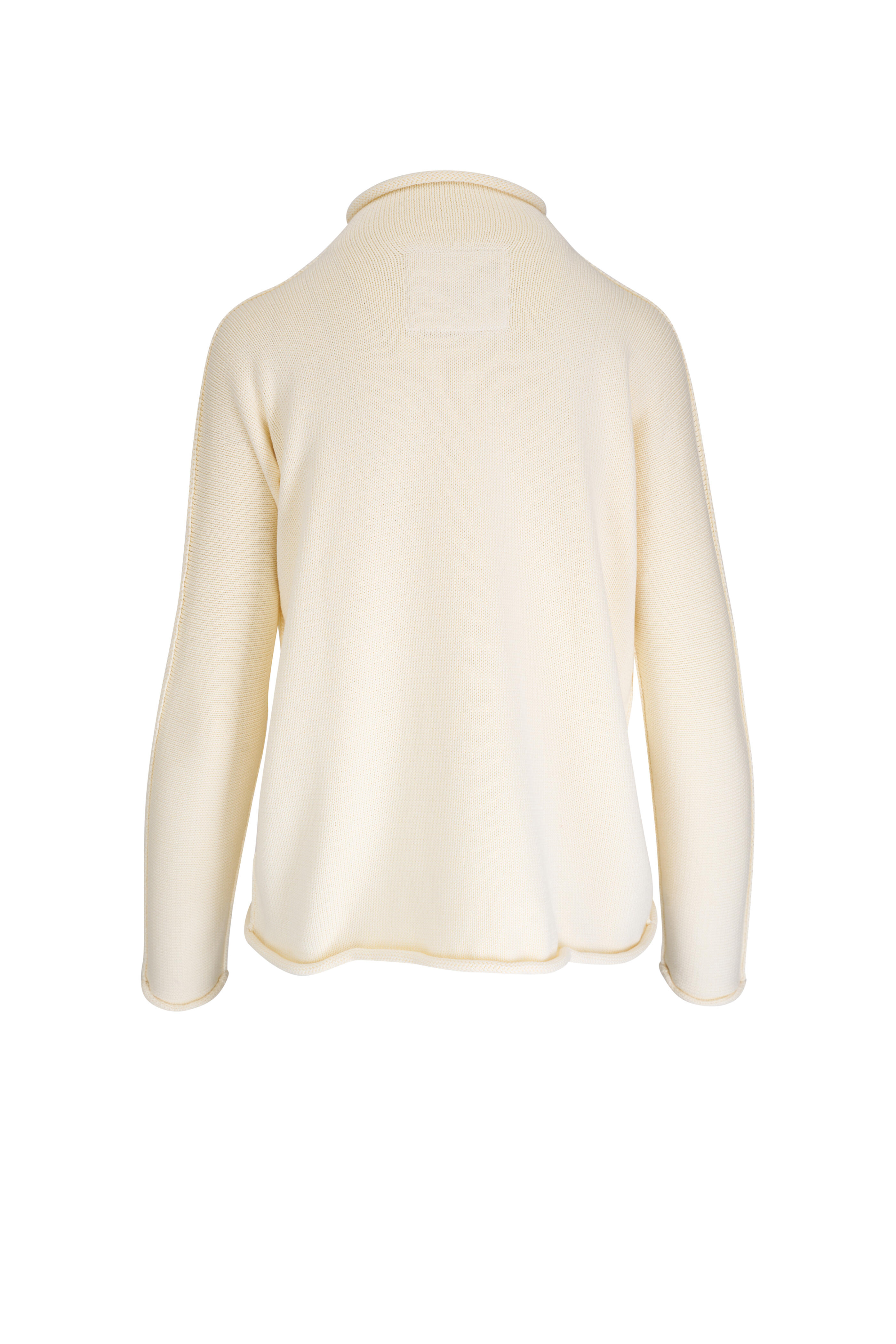 Frank&Eileen - ひめ　フランク&アイリーン　ギャルリーヴィニット Frank & Eileen - Monterey Cream Rolled Funnel Neck Sweater