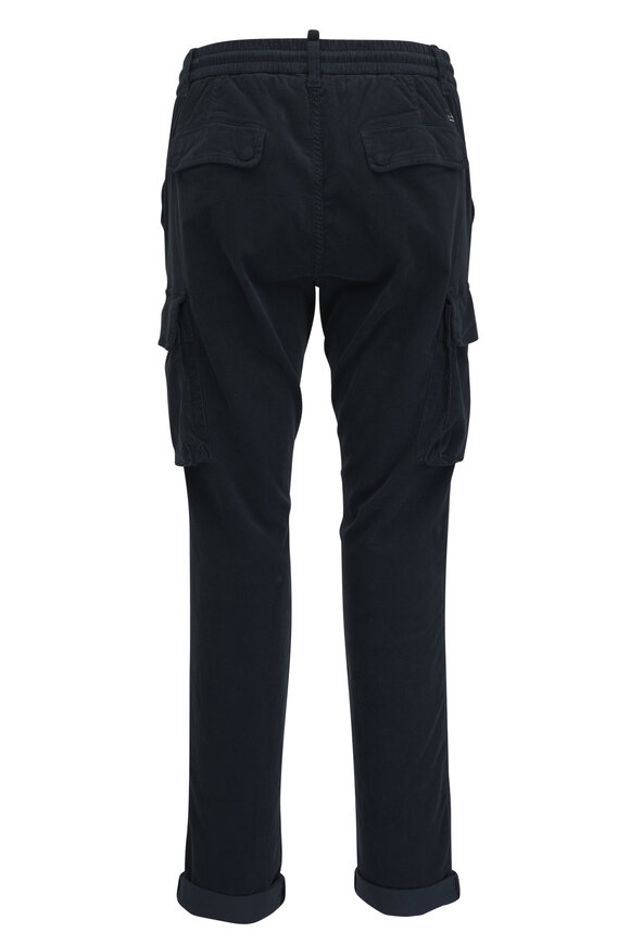 Masons - Charcoal Gray Drawstring Cargo Corduroy Pant 