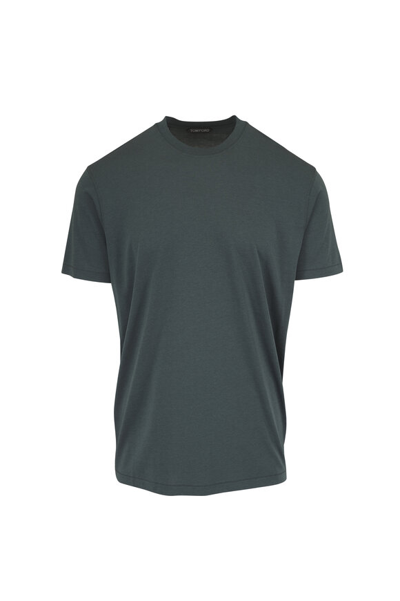 Tom Ford Pine Green Crewneck T-Shirt - view 1