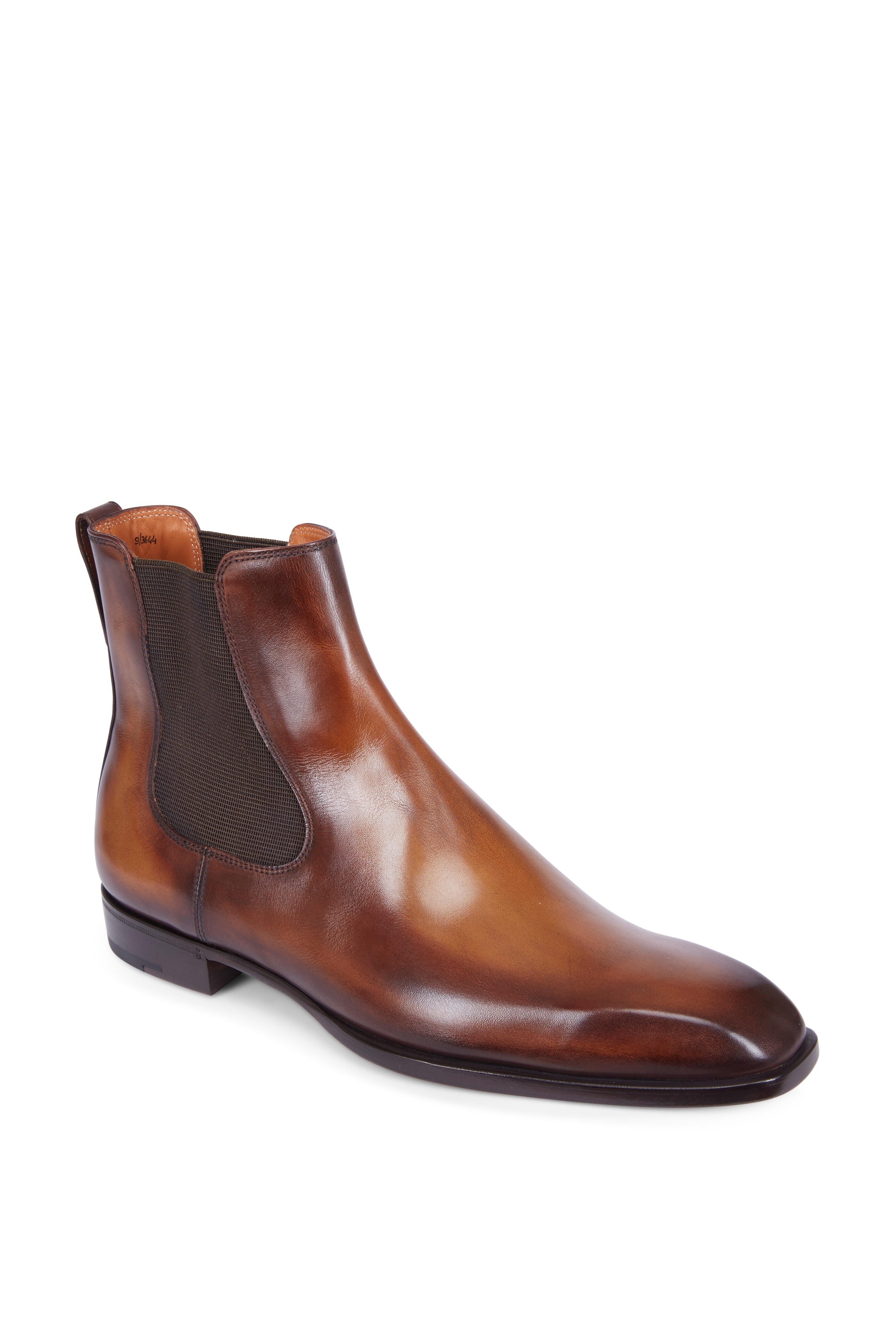 Capri Boot | Tobacco - Mitchell Stores Classic Berluti Leather