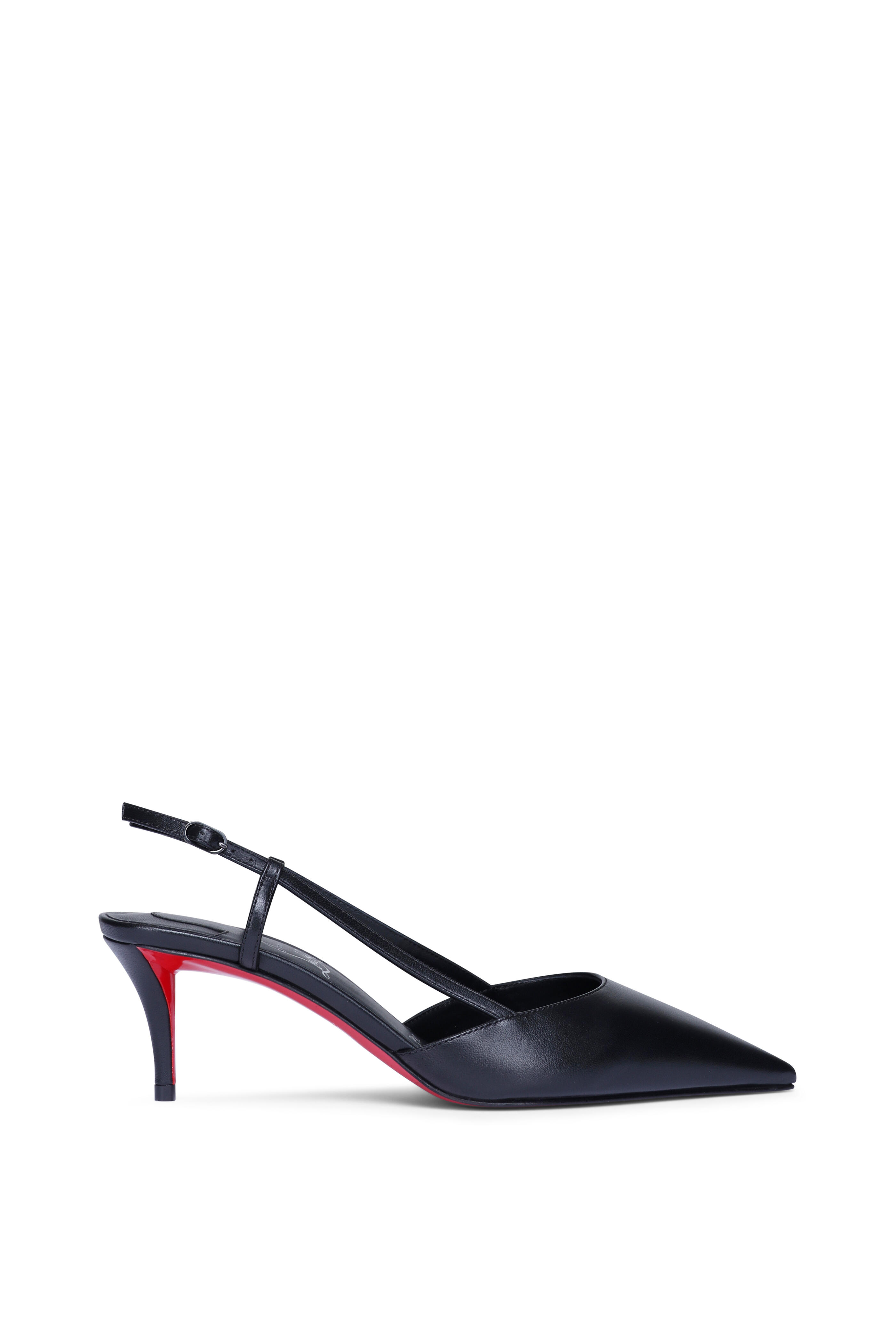 【Christian Louboutin】MISS SLING PUMPS●3250141B439BLACK Christian Louboutin - Miss Z Slingback Pump in Black, 60mm