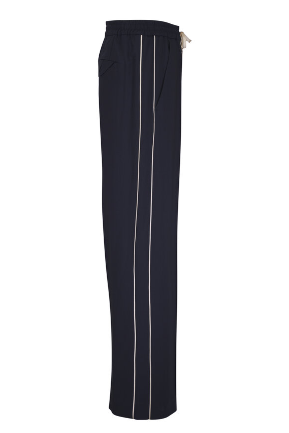 Dorothee Schumacher Casual Attraction Dark Navy Drawstring Pant - view 5