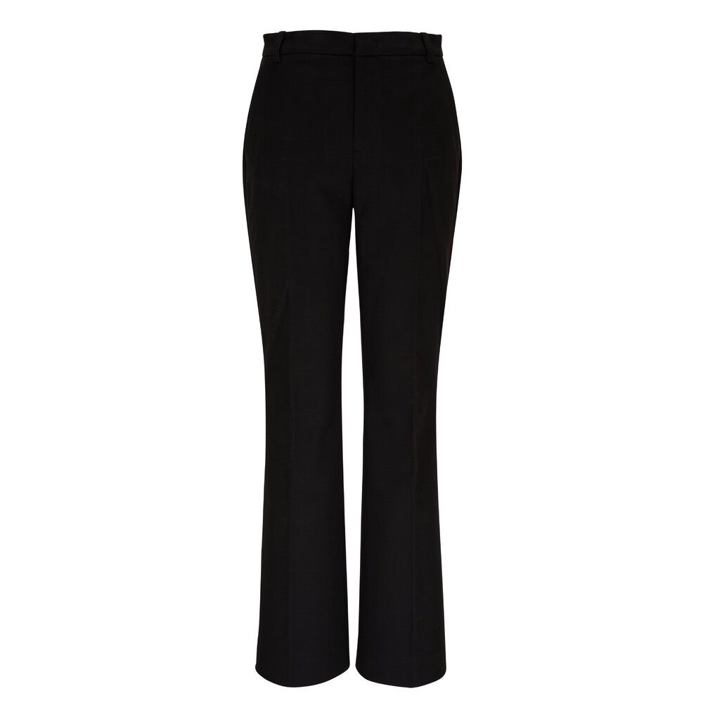 Vince - Black Stretch Cotton Bootcut Pant | Mitchell Stores