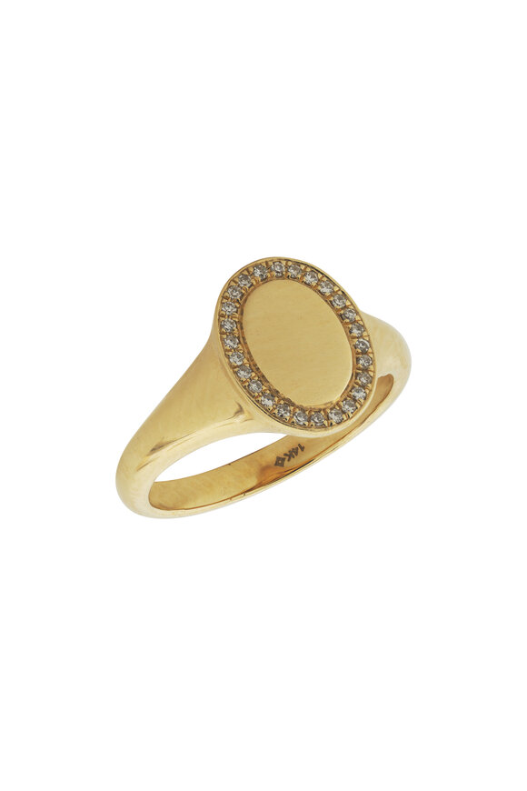 Kai Linz Diamond Signet Ring