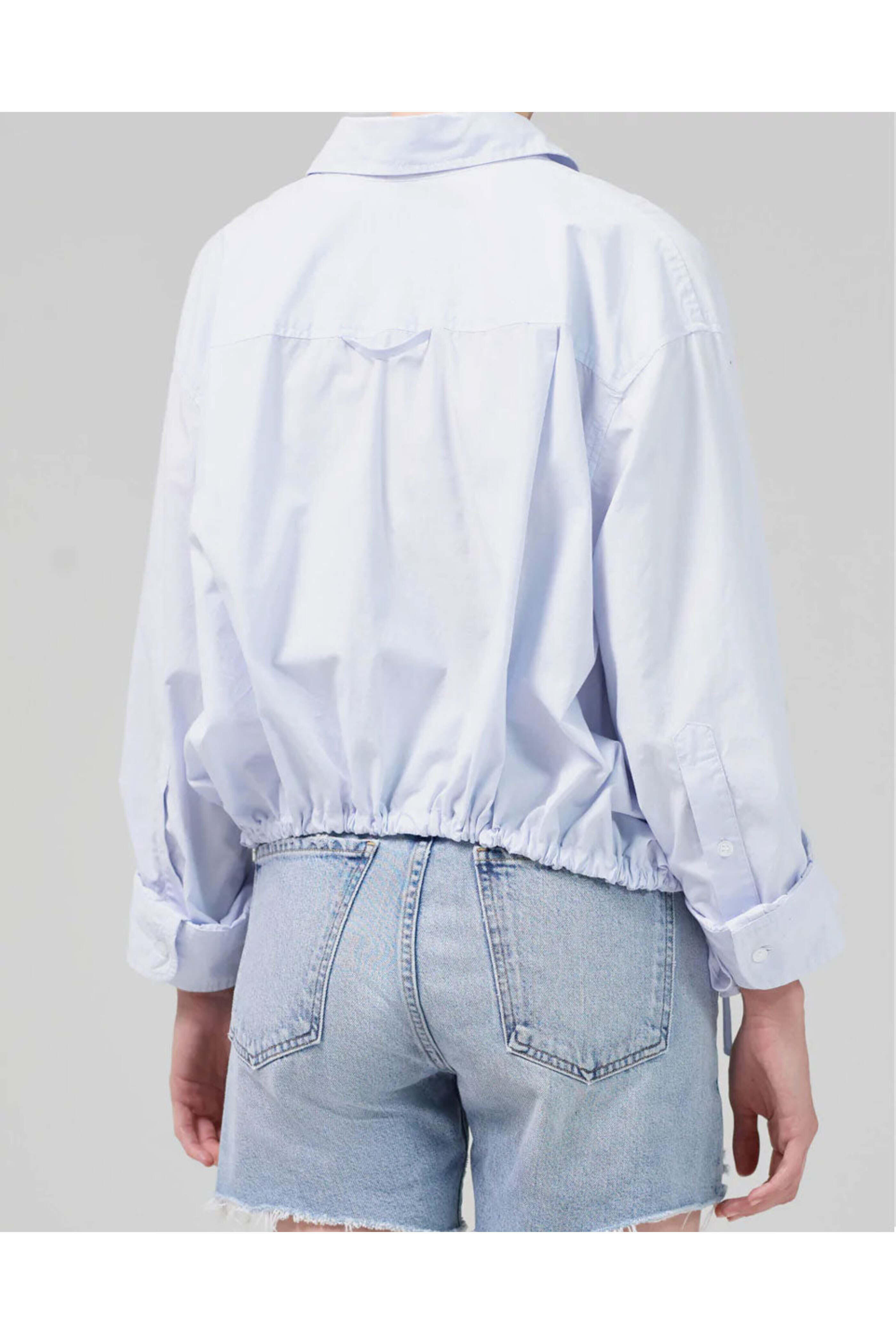 Citizens of Humanity - Santa Cruz Blue Drawstring Alexandra Shirt