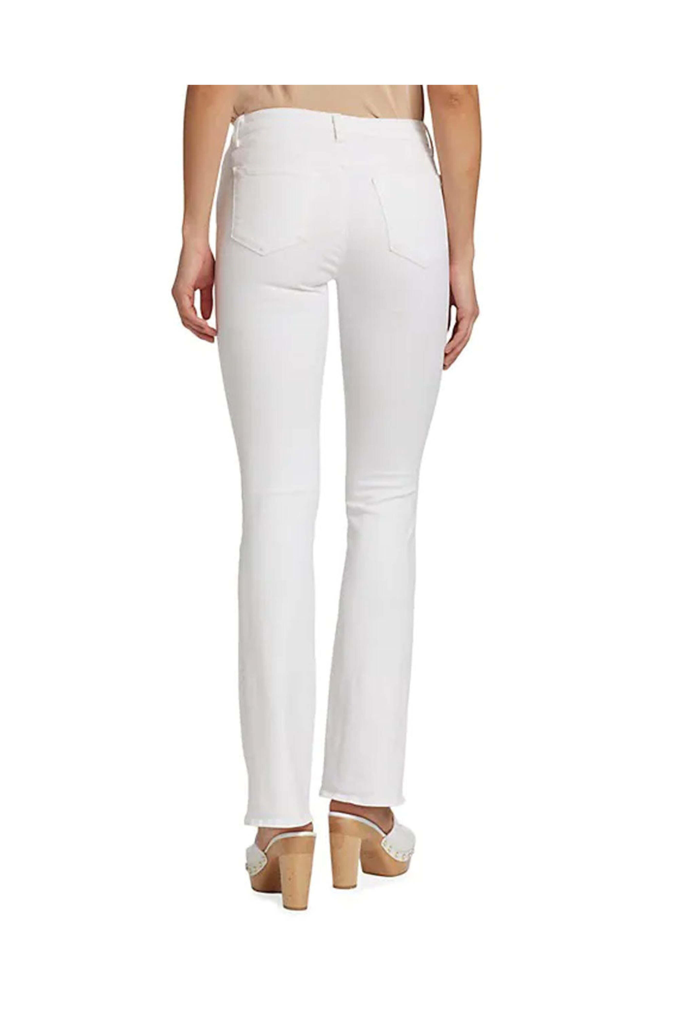L'Agence - High Rise Selma Baby Bootcut Jean in Blanc