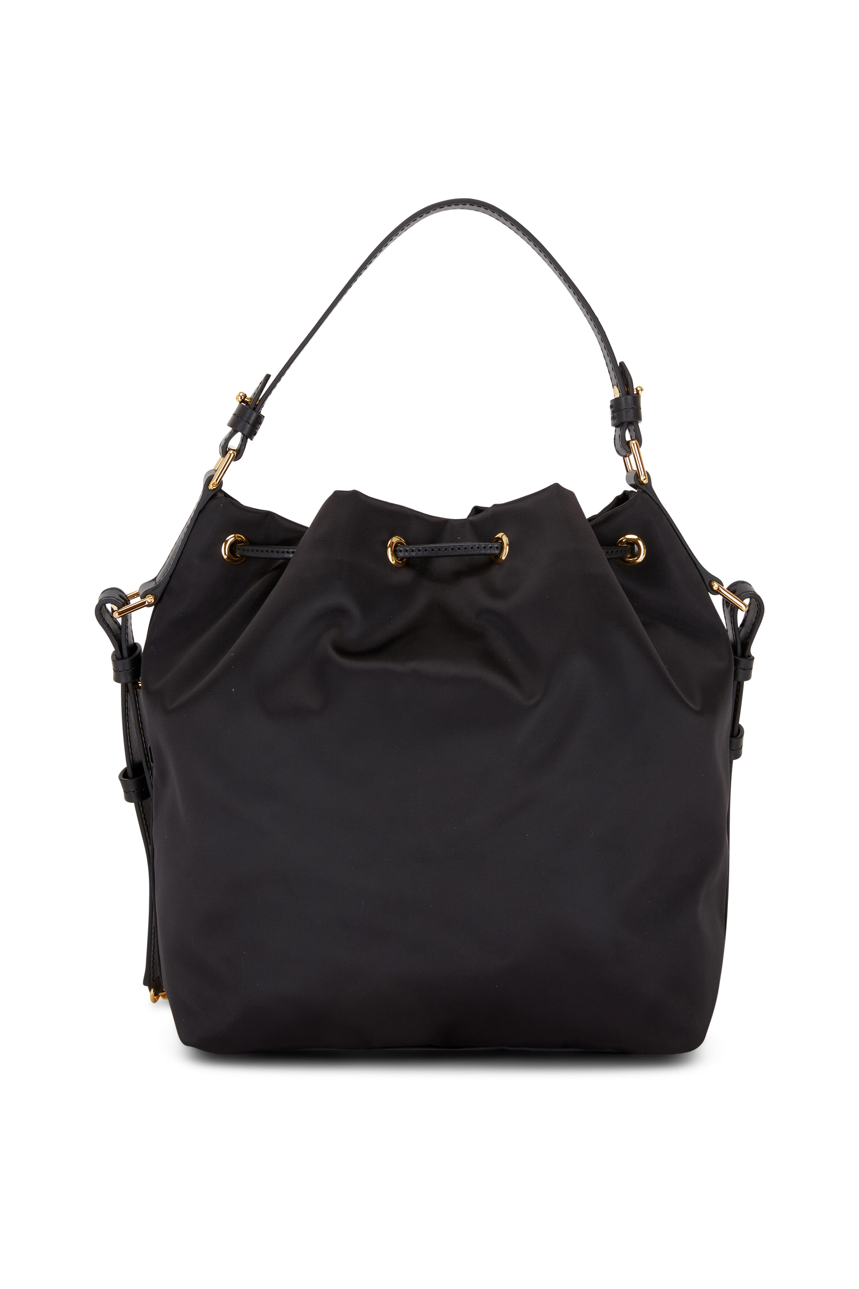 ショルダーバッグ・ポシェット TOM FORD grain leather medium bucket (L1842 LCL095G1N001) Tom Ford - Black Lux Nylon Medium Bucket Bag | Mitchell Stores