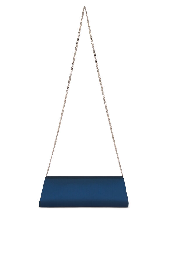 Akris Small Anouk Deep Petrol Trapezoid Clutch - view 3