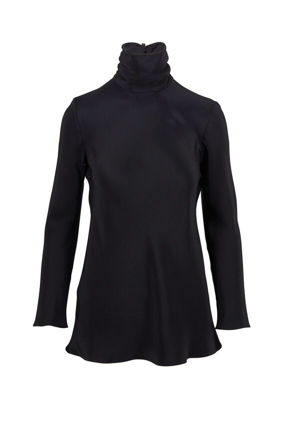 Peter Cohen - Black Silk Turtleneck Tunic