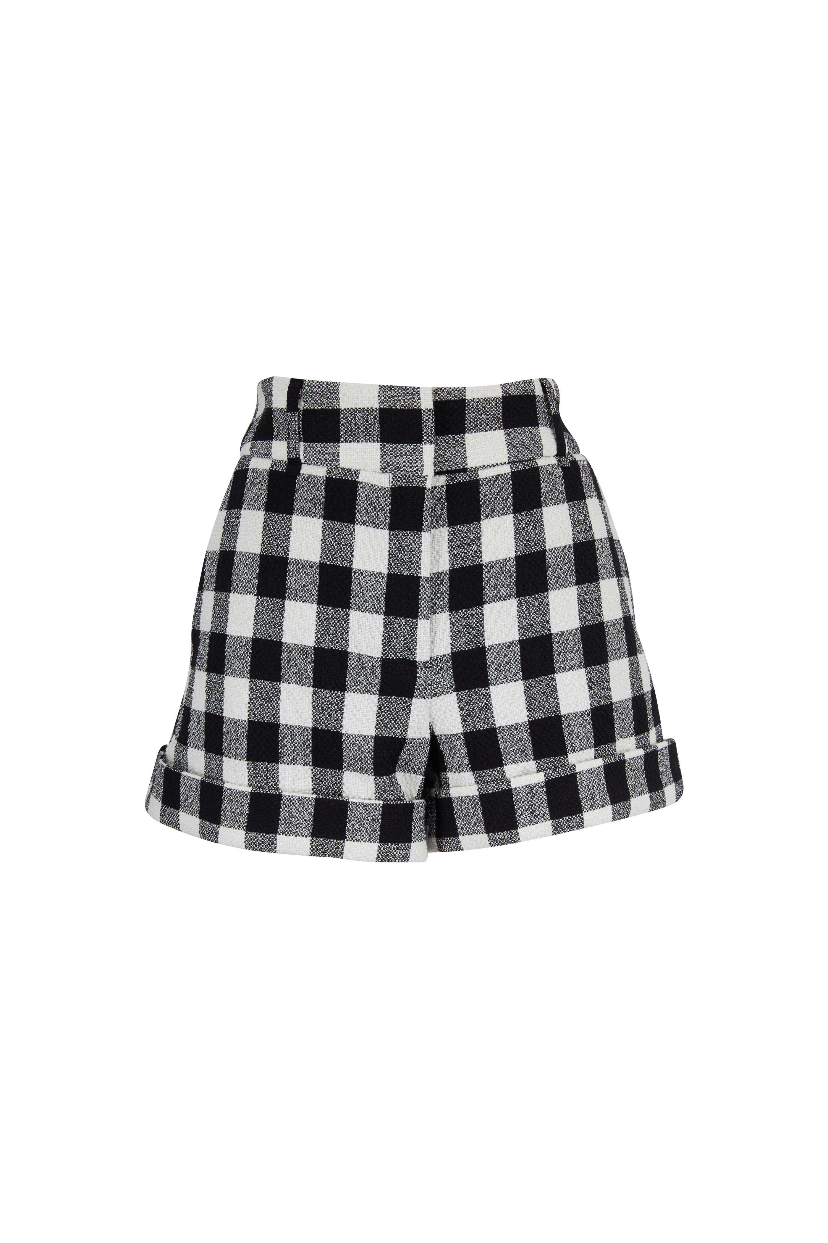 Veronica Beard - Carito Black & White Gingham Short