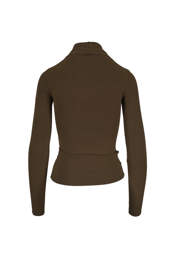 Vince Cypress Fixed Wrap Long Sleeve Top - view 2