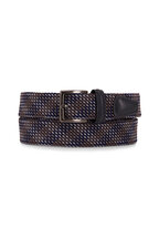 【送料&関税込】Golden  Houston Woven Leather Belt Woven Leather Belt-Gold | Boden USA