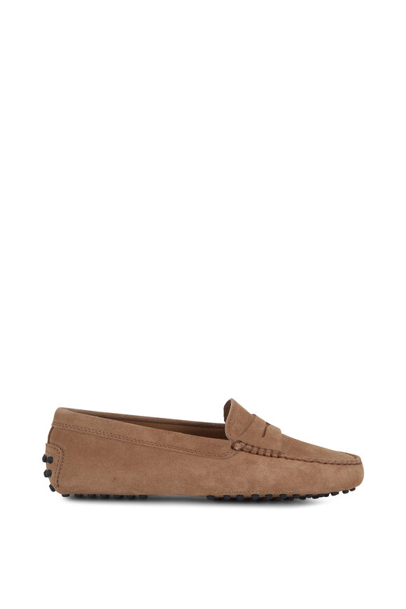 Tod's - Gommini Tobacco Suede Penny Driver