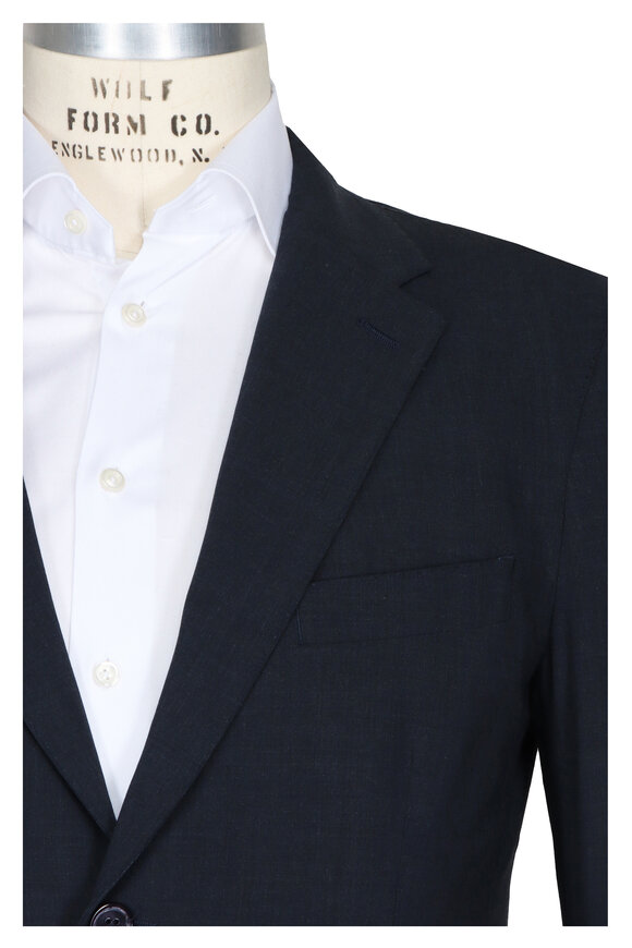 Marco Pescarolo Petrol Wool Sportcoat