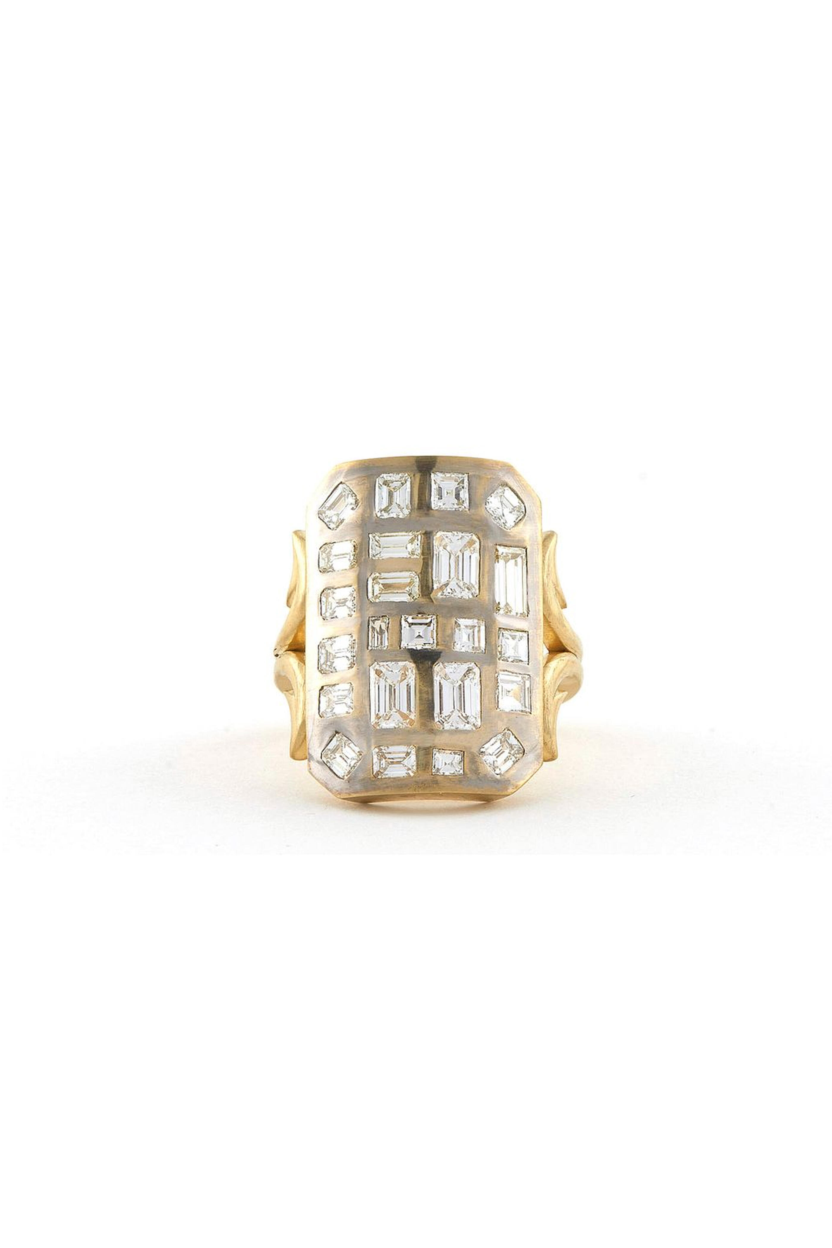 Sylva & Cie - Diamond Baguette Ten Table Ring