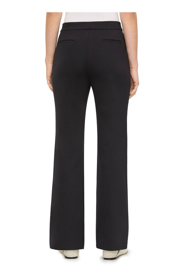 Lafayette 148 New York Gates Black Jersey Scuba Flare Ankle Pant - view 3