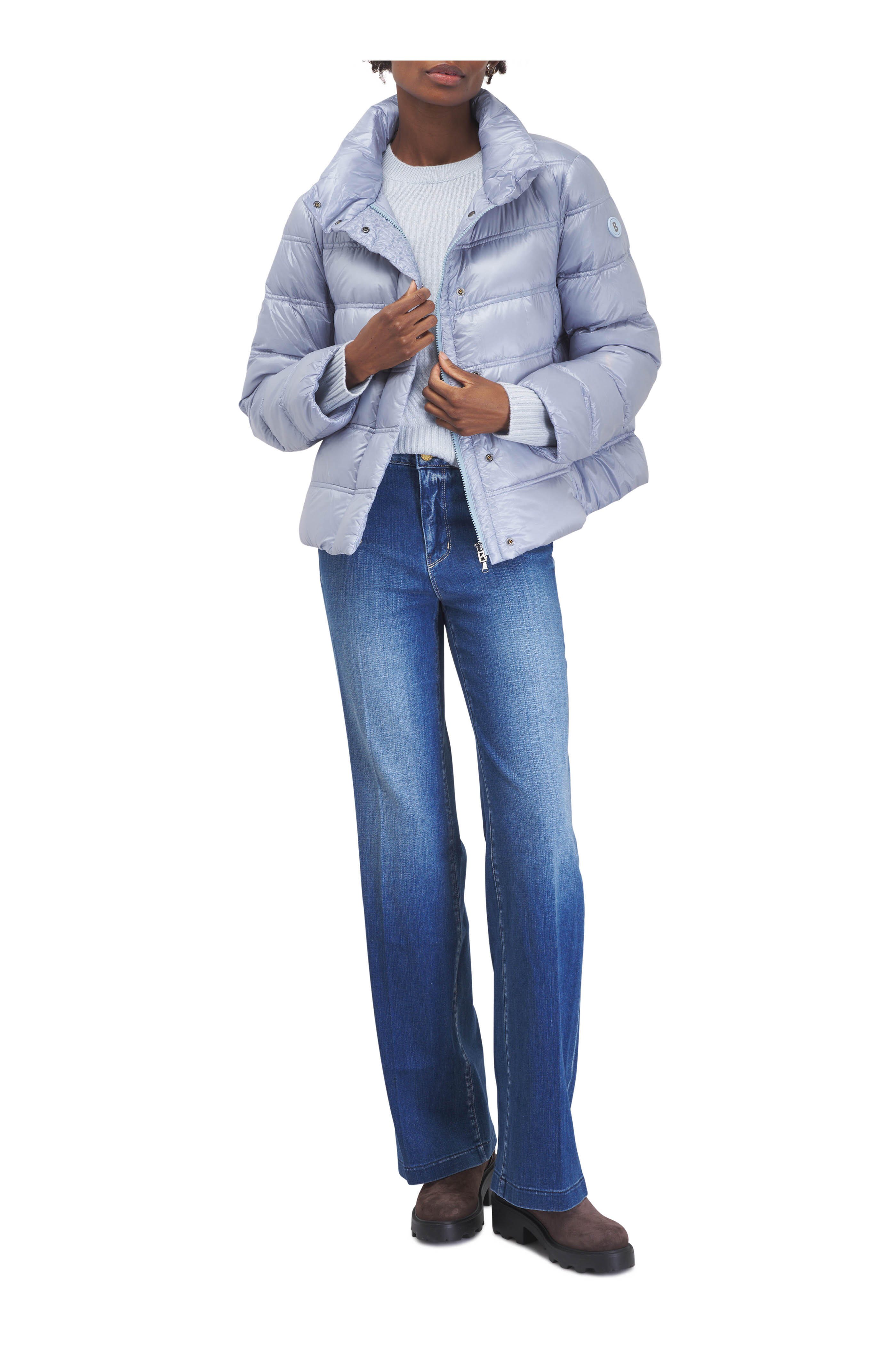 Bogner - Leslie Light Blue Short Down Jacket