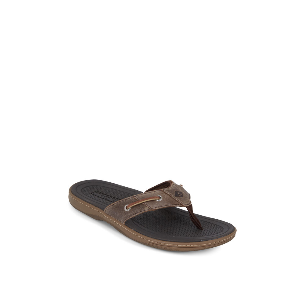 Sperry - Baitfish Brown Thong Sandal | Mitchell Stores