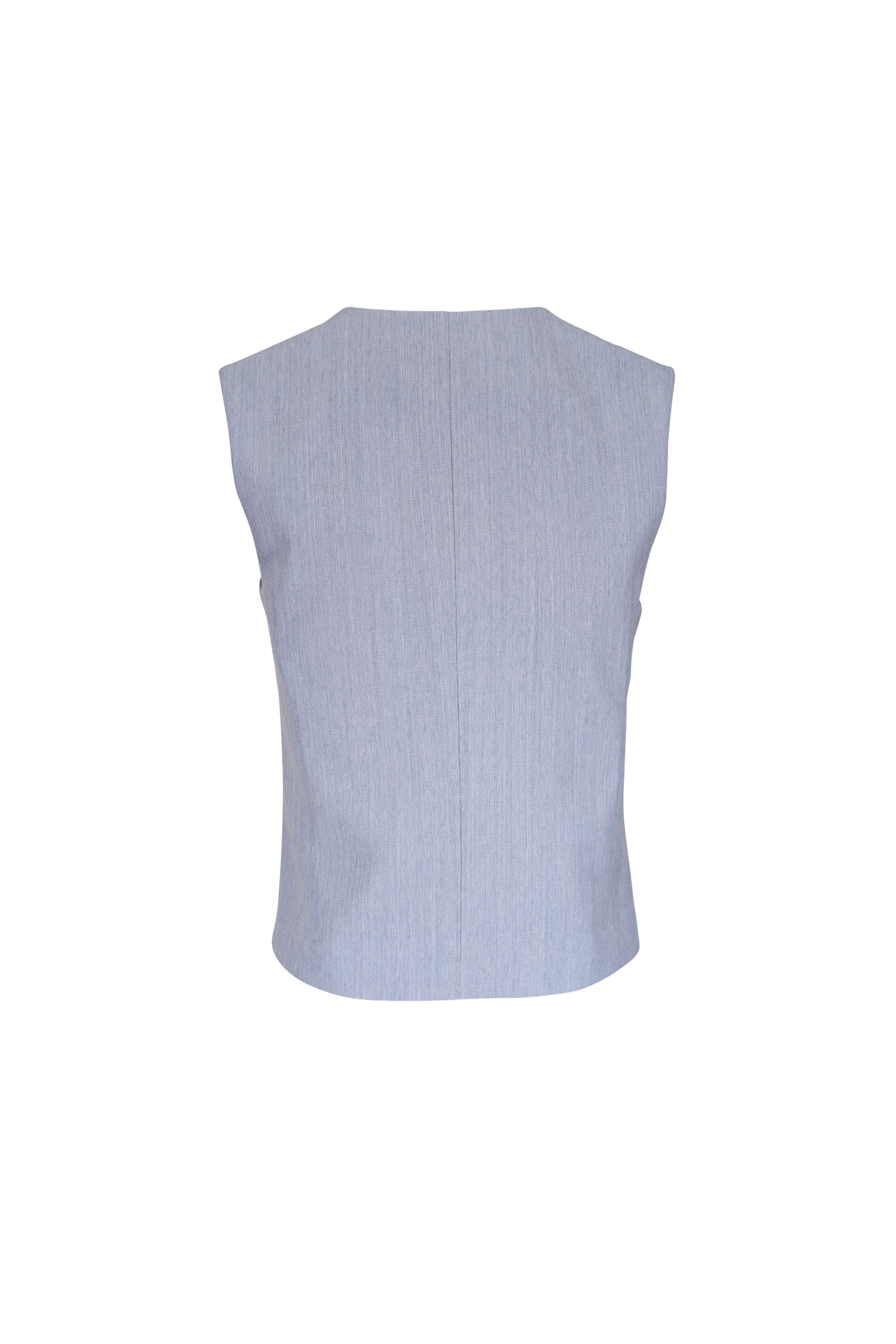TWP - Tyler Blue Italian Wool Twill Vest