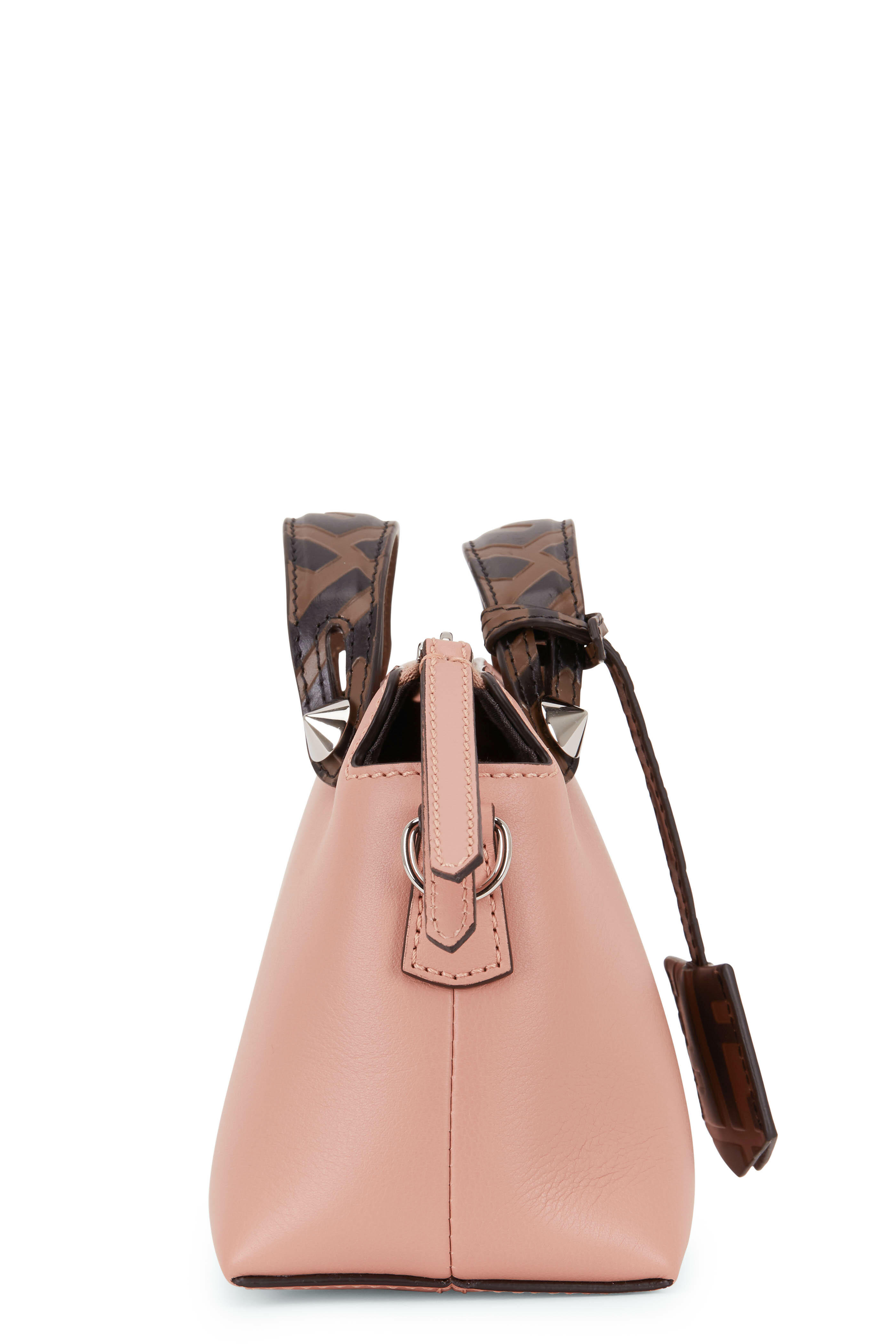 Nude Pink Leather Mini shoulder bag