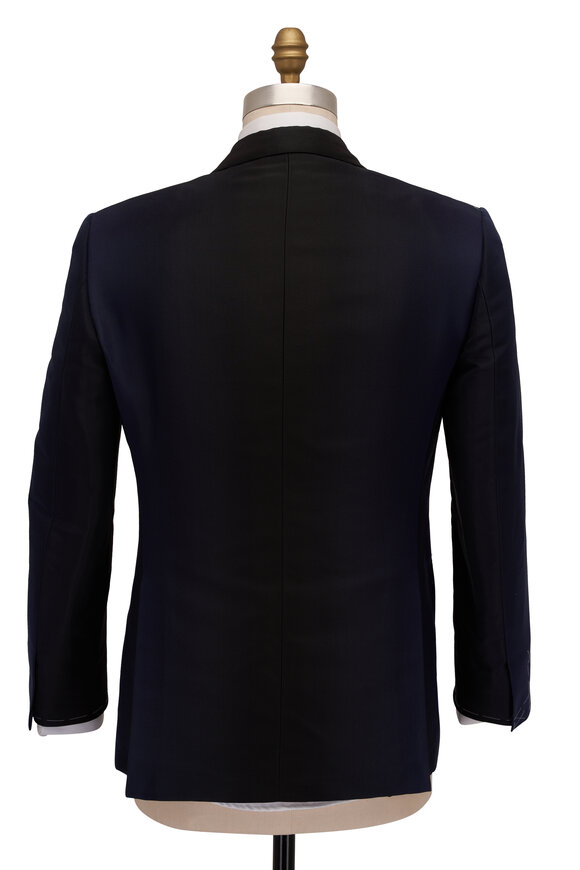 Brioni - Virgilio Black & Blue Dégradé Tuxedo Jacket