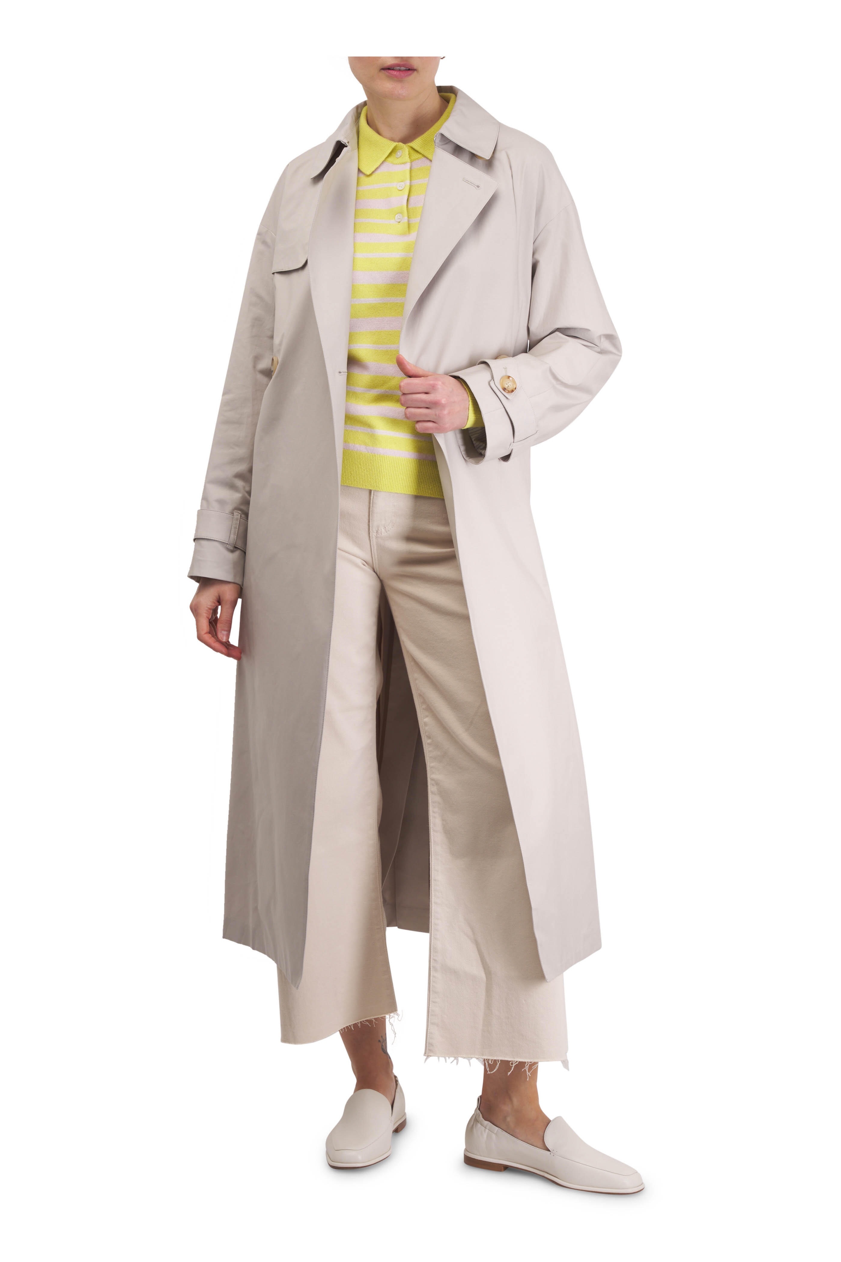 AG - Saige Wide Leg Ivory Crop Jean