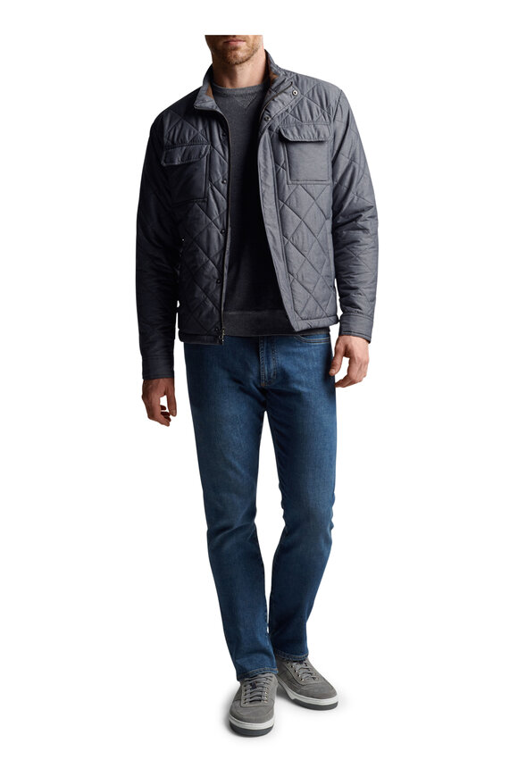 Peter Millar - Norfolk Iron Quilted Bomber Jacket 