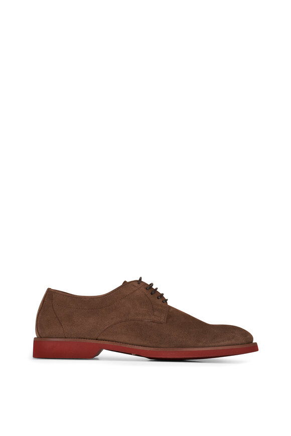 Di Bianco - Havana Suede Lace Up Dress Shoe