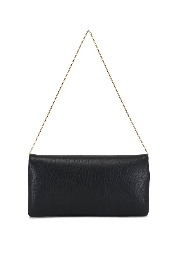 Saint Laurent - Mini Calypso Black Leather Chain Bag