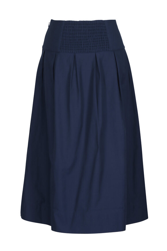Brochu Walker Margot Navy Knee Length Skirt - view 2