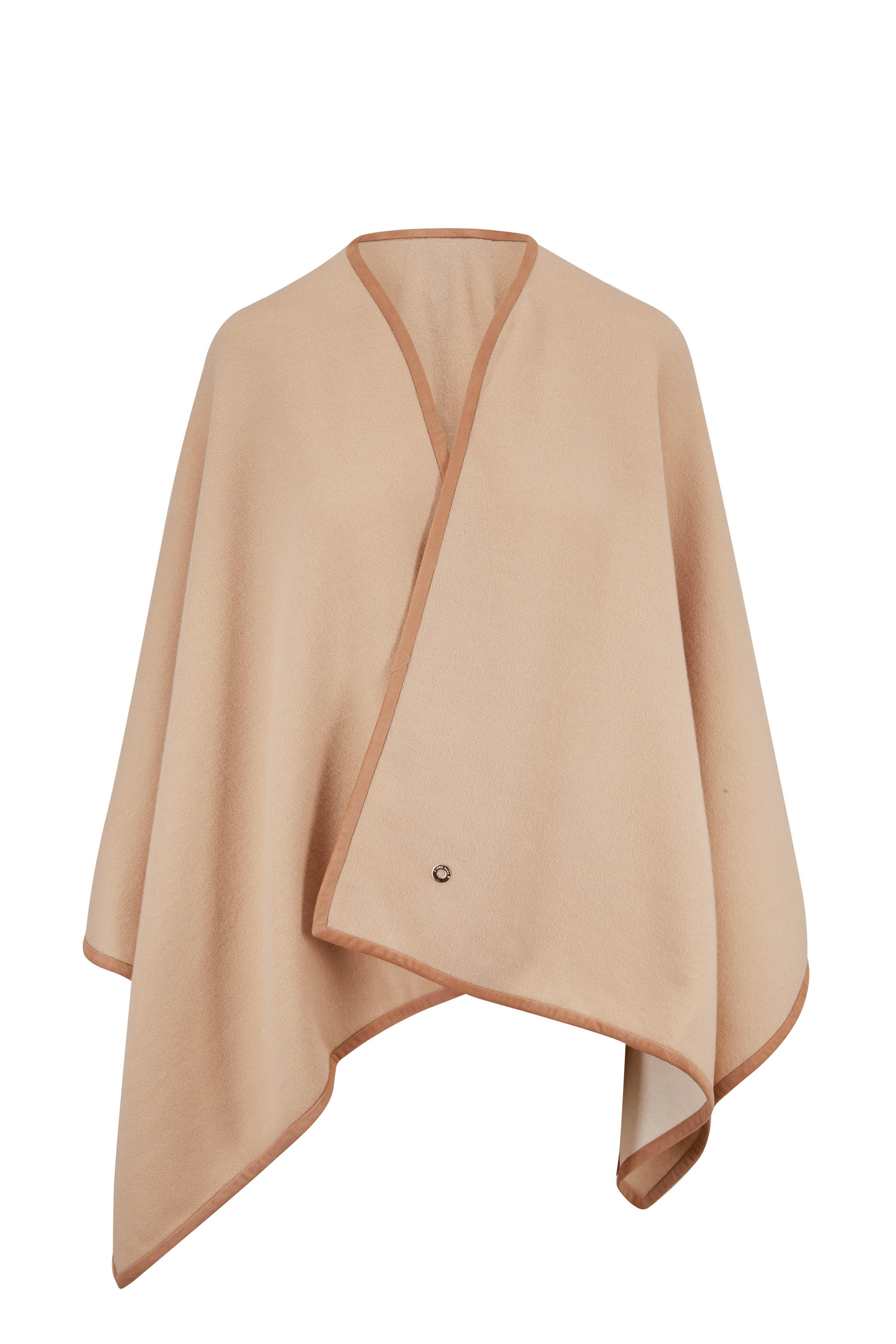 Loro Piana - Madison Zen Stone & Nougat Baby Cashmere Cape