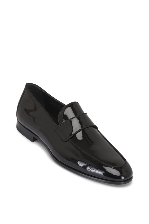Magnanni Jasper II Black Patent Leather Loafer
