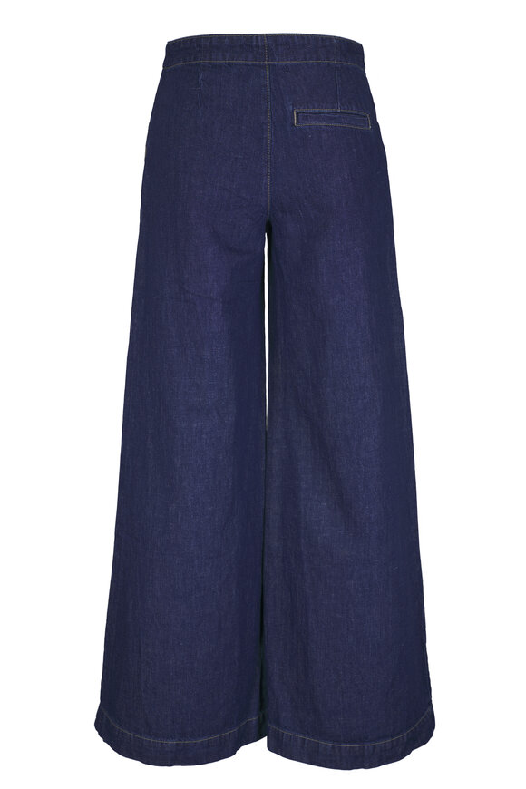 TWP Dylan Denim Wide Leg Jean - view 3